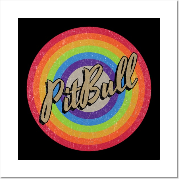 Limited Edition - Vintage Style - Pitbull Wall Art by henryshifter